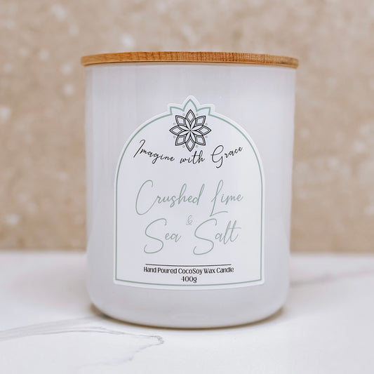 Crushed Lime & Sea Salt Scented Candle