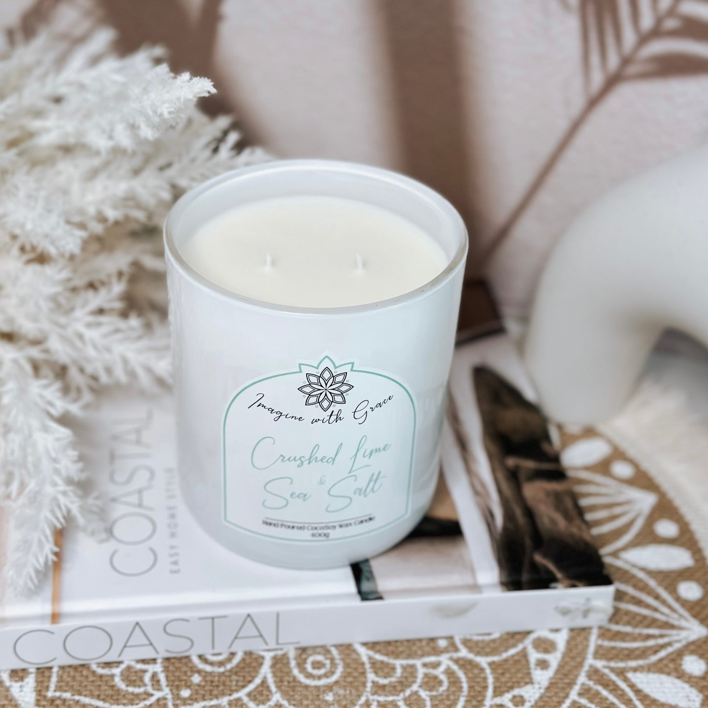 Crushed Lime & Sea Salt Scented Candle
